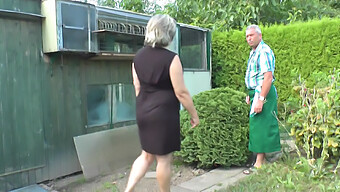 Neighborhood Encounter With A Busty Woman In The Park