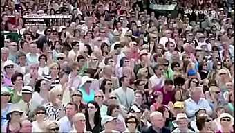 Amusing Outdoor Lovemaking During A Tennis Game