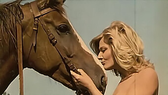 Vintage Beauty Encounters The Stunning And Imposing Creature In This Classic Film