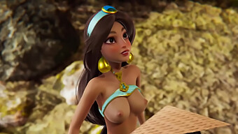 3d Porno: Raya Ve Jasmine, Disney Temalı Videoda Bir Creampie Paylaşıyorlar