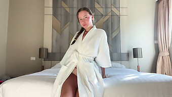 Russian Teen Indulges In Solo Pleasure In Hotel Room