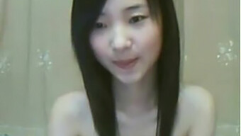 A Skinny Chinese Webcam Model Pleasuring Herself With Her Fingers