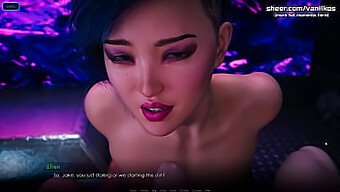 Explora La Ciudad De Los Sueños Rotos Con Una Seductora Adolescente Asiática En Este Juego De Ciudad Milfy