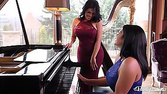 Kesha And Sheila, Two Busty Latinas, Engage In Passionate Lesbian Sex Using A Vibrator