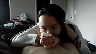 Amateur Wife Jade Chan'S Oral Skills On Display