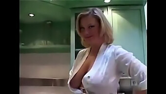 Attractive Finnish Mature With Big Natural Breasts Who Enjoys Smoking