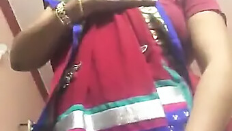 Indian Auntie'S Provocative Striptease Performance