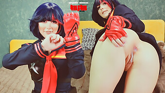 L'Insegnante Amatoriale Ryuko Matoi Si Impegna In Cosplay E Cfnm Con La Sua Studentessa Di 18 Anni