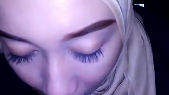 Faradina'S Sensual Hijab Experience In Homemade Video