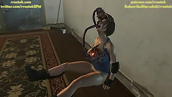 Jill Valentine'S 3d Face-Fucking Experience V Parodii Na Resident Evil