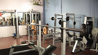 Katrina Bowden Leads A Group Of European Nude Girls In A Gym Workout