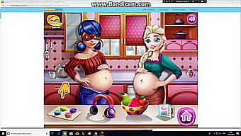 Pregnant Elsa And Ladybug: A Mature And Pregnant Duo