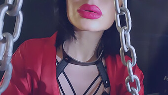 Slovenian Femdom Mistress Emma'S Whipping And Face Fucking Session