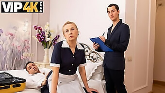 Russian Maid'S Unexpected Sexual Encounter In The Hotel Room