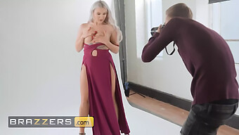 Danny D'S Surprise As Lana Rose'S Photoshoot Turns Into Steamy Hardcore Session With Brazen Striptease And Exposed Cock