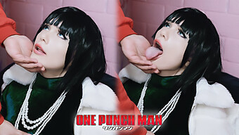 Experimentează Plăcerea Supremă Cu Acest Cosplayer One Punch Man - Fubuki Cosplay