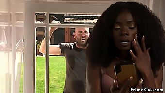 Interraciale Bondage En Bdsm Met Ebony Ster